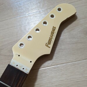 FERNANDES フェルナンデス FR ネック ホワイト 88年製 FR-55Tの画像7