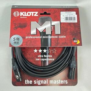 新品 KLOTZ M1 5m XLRマイクケーブル