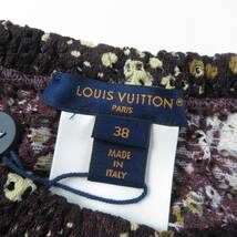 未使用品★LOUIS VUITTON ルイヴィトン 23年製 フラワーレース レギンス/ボトムス ブラウン系 38 イタリア製 正規品 レディース_画像8