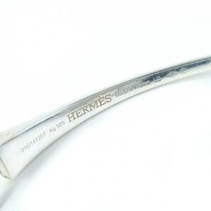 美品△HERMES エルメス 2021年 Clou de forge クルー・ド・フォルジュ LG AG925 ブレスレット シルバー フランス製 重量17.9g レディースの画像6