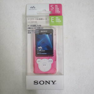 SONY 純正 ソニー クリアケース 保護シート CKH-NWS780 PMJ ピンク　pink 　/S NW-S10 S10K S780 S780K/E NW-E080 E080K 管理番号475-2-3