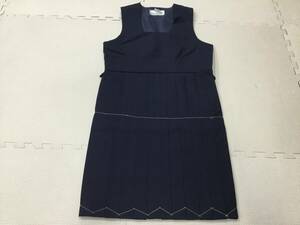 (K)JS16-422C 新品【NIKKE】女子制服 ジャンパースカート サイズ 16/前箱ヒダ24本/紺/冬用/女子中学生/女子/コスプレ/小さめサイズ