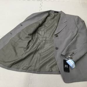 0012-430E 新品【HINUCK】オフィスウェア ジャケット サイズ 19号/ローズグレー/ハイナック/事務服/OL/受付/制服/大きめの画像3