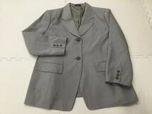 0012-430F 新品【HINUCK】オフィスウェア ジャケット サイズ 11号 /ローズグレー/ハイナック/事務服/OL/受付/制服_画像1