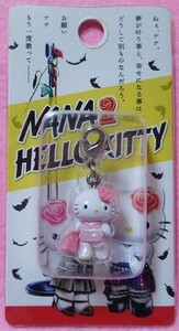 * редкость *2006*NANA сотрудничество Komatsu .. VERSION Hello Kitty застежка-молния эмблема * netsuke 