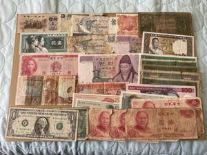 * foreign note [ foreign note various 34 sheets : Singapore, Korea, China etc. ] note A399*