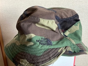 【銘品美品！】★THE　NORTH　FACE　ザ・ノースフェイス　迷彩柄ハット　サイズM★