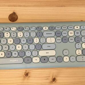 キーボードとマウス 人間工学に基づいた洗練されたデザインのワイヤレスキーボードマウスセットPC ラップトップ タブレット用 (666 混合色)