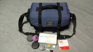 HAKUBA camera bag RIDGEⅡ dark blue shoulder 2Way bag freebie attaching 