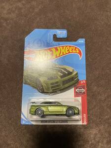 ホットウィール 日産 ニッサン スカイライン GTR34 R34 BNR34 USカード US版 緑 hotwheels nissan 1/64 ベーシックカー 未開封