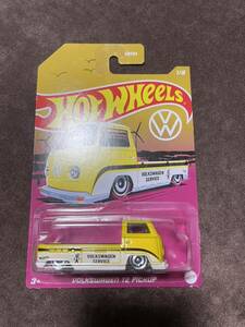 ホットウィール フォルクスワーゲン T2 ピックアップ トラック VWシリーズ HW hotwheels Volkswagen T2 pickup 1/64 USカード US版