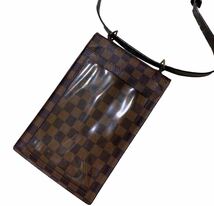 ★【美品】 LOUIS VUITTON ルイヴィトン ショルダーバッグ ダミエ ポートベローPM エベヌ 斜め掛け ポシェット N45271 メンズ レディース★_画像3