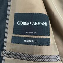 ★ GIORGIO ARMANI ジョルジオアルマーニ スーツ セットアップ TRADER BLU 黒タグ 2B ブラック 黒 M〜L ジャケット メンズ ビジネス ★_画像5