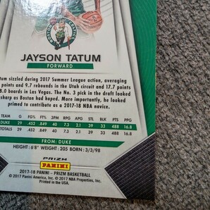 Jayson Tatum Prizm RC Silver Prizmの画像10
