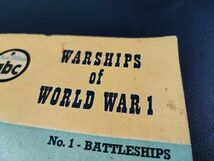 【1959年・洋書「第一次世界大戦の軍艦/戦艦/」】イギリス軍艦/ドイツ軍艦/冊子/_画像9