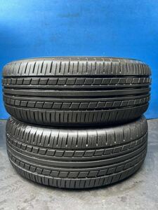 【YOKOHAMA ECOSヨコハマ】《205/55R16 91V》21年製【送料無料※一部地域有料】中古タイヤ2本セット ◆バリ山◆