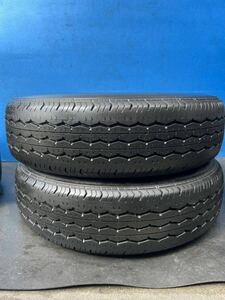 【BRIDGESTONE ecopiaRD613ブリヂストン】《195/80R15 107/105N LT》22年製【送料無料※一部地域有料】中古タイヤ2本セット◆バリ山◆