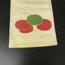 二部式帯　新装帯　リメイク素材　簡易帯 軽装帯 作り帯 付け帯 着物 和服 和装小物 【J403-080#80】_画像5