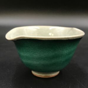 旧家引取品 九谷焼 茶器揃い 宝瓶 湯さまし 煎茶椀5客揃い 【J402-182#80】の画像10