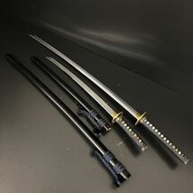 模造刀 刀 脇差　龍刻印　全長103cm/69cm　刀装具 拵え 【402-087#160】_画像2