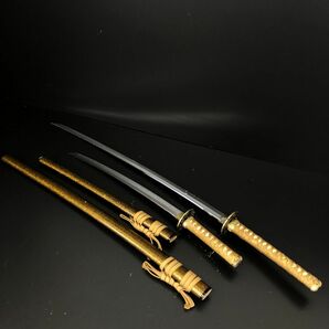 模造刀 刀 脇差 全長103cm/69cm 刀装具 拵え 【402-092#160】の画像2