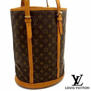 LOUIS VUITTON ルイヴィトン モノグラム バケツ バケット GM トートバッグ メンズ　レディース　E04