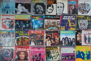 大量 7'' EP 200枚！まとめて 洋楽 ザ・ビートルズ Rock Pops ★ The Beatles Queen Eric Clapton The Doors Rolling Stones Billy Joel　