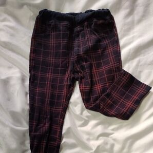 チェックパンツ