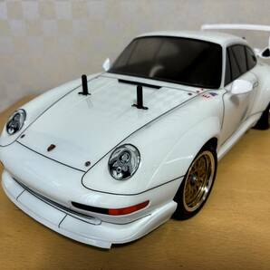 タミヤ 1/10 電動RC ポルシェ 911 GT2 レーシング TA02SWシャーシ 完成品の画像1