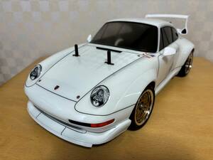 タミヤ 1/10 電動RC ポルシェ 911 GT2 レーシング　TA02SWシャーシ　完成品