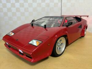 タミヤ 1/10 電動RC　ランボルギーニ カウンタック LP500S (TT-01シャーシ TYPE-E) 　完成品セット