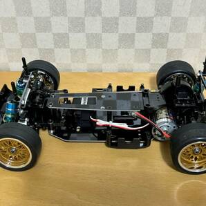 タミヤ 1/10電動RC PORSCHE TURBO RSR TYPE 934 BLACK EDITION （TA02SWシャーシ） 完成品の画像6