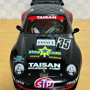 タミヤ 110電動RC TAISAN PORSCHE 911 GT2 タイサン スターカード ポルシェ911 GT2 （TA02SWシャーシ） 完成品の画像2