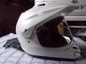 SHOEI　ショーエイ　HORNET DS　M　内装新品　パールホワイト