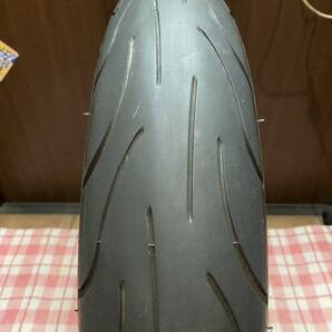 中古MCタイヤ 2021年製造 MICHELIN 2CT pilot power 120/70ZR17 ミシュラン パイロット パワー 120 70 17 0321 A2925の画像1