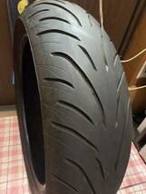 中古MCタイヤ BRIDGESTONE BATTLAX T31 180/55ZR17 ブリヂストン バトラックス スポーツツーリング 180 55 17 3818 A3027_画像5