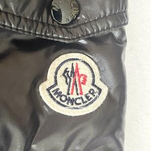 R-961 1円〜 MONCLER モンクレール ダウンジャケット メンズ GALION ガリオン 1 Sサイズ 黒 ブラック 白 ワッペン 白タグ フードの画像6