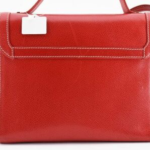 1円 LOEWE ヴィンテージ ロエベ アナグラム レザー 2WAYハンドバッグ トップハンドル ショルダーバッグ 斜めかけ スト付 24-1106の画像3