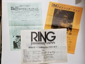 リング・ジャパン/ボクシング・ビデオカタログ/RINGJAPAN/1992年/柴田国明/サンチェス/オリバレス