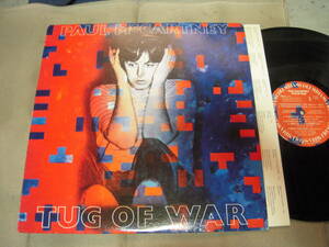 【ＵＳ盤ＬＰ】「PAUL McCARTNEY/TUG OF WAR」Columbia