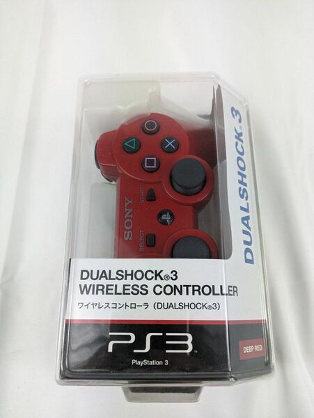 PlayStation3 DUALSHOCK3 ディープレッド 新品未使用品 デュアルショック ソニー SONY