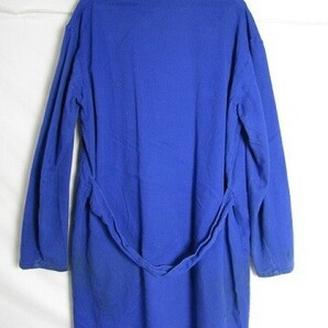 ヴィンテージ ユーロ ショップコート ブルー XLサイズ位 ヨーロッパ古着の画像3
