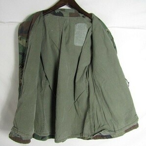 86年製 U.S.ARMY M-65 フィールドジャケット ウッドランドカモ MEDIUM SHORTの画像3