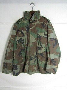 86年製　U.S.ARMY M-65 フィールドジャケット　ウッドランドカモ　MEDIUM SHORT