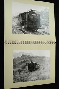 ◆鉄道写真アルバム26 鉄道写真　計35枚　1960年代◆てのこ駅/9634/49681他/SL/蒸気機関車/撮り鉄