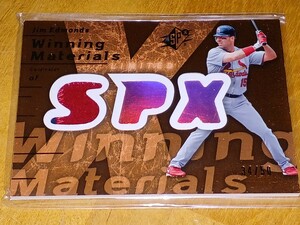 2007 SPX Winning Materials Jim Edmonds Game-used Memorabilia 50枚限定　パッチカード　ジム・エドモンズ　カージナルス