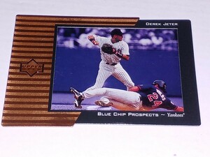 1998 Upper Deck Blue Chip Prospects BC15 Derek Jeter /2000 ヤンキース デレク・ジーター インサートカード ダイカット アセテート