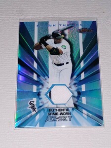 2002 Topps Finest Jersey Relic Frank Thomas Game-Worn Jersey フランク・トーマス　ホワイトソックス　ジャージーカード Refractor 