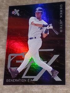 2000 Fleer E-X Generation E-X 7of15 GX Derek Jeter ヤンキース　インサートカード　デレク・ジーター