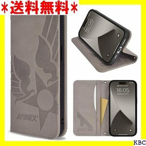 AVIREX iPhone15 iPhone14 i 用 iPhone 15用 ブランド スマホケース カーキ 80